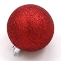 50 Pack Red, Green, White and Clear Assorted Ball Ornaments