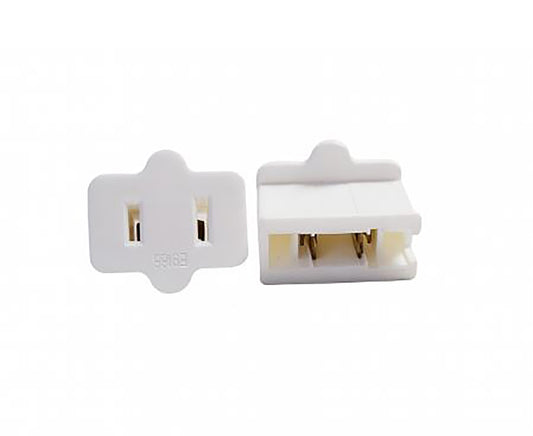 50 Pack White Female Slide-On SPT-2 Plug