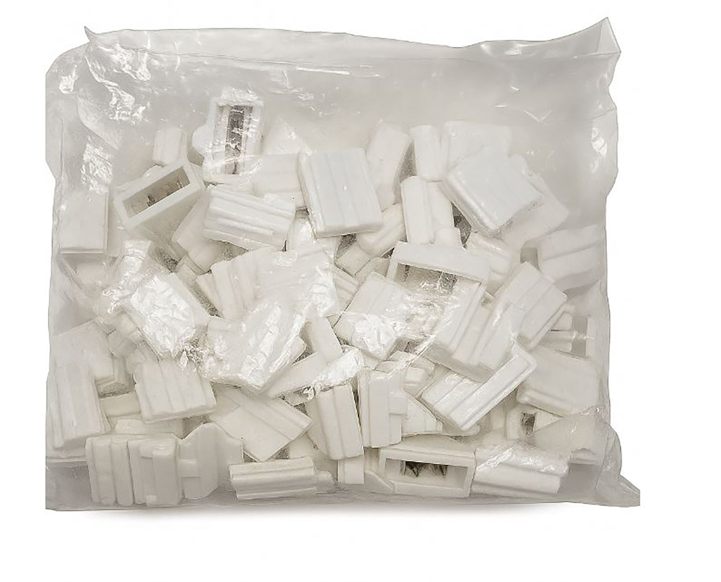 50 Pack White Female Electrical Receptacle SPT1 Slide-On