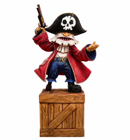 Comic Pirate with Gun
