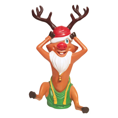 4.5'  Santa Reindeer