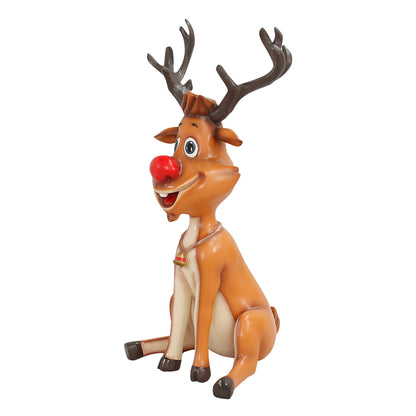 4.5' Sitting Reindeer
