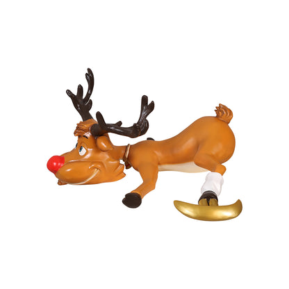 2.5' Skating Reindeer