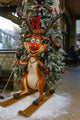 5' Skiing Reindeer