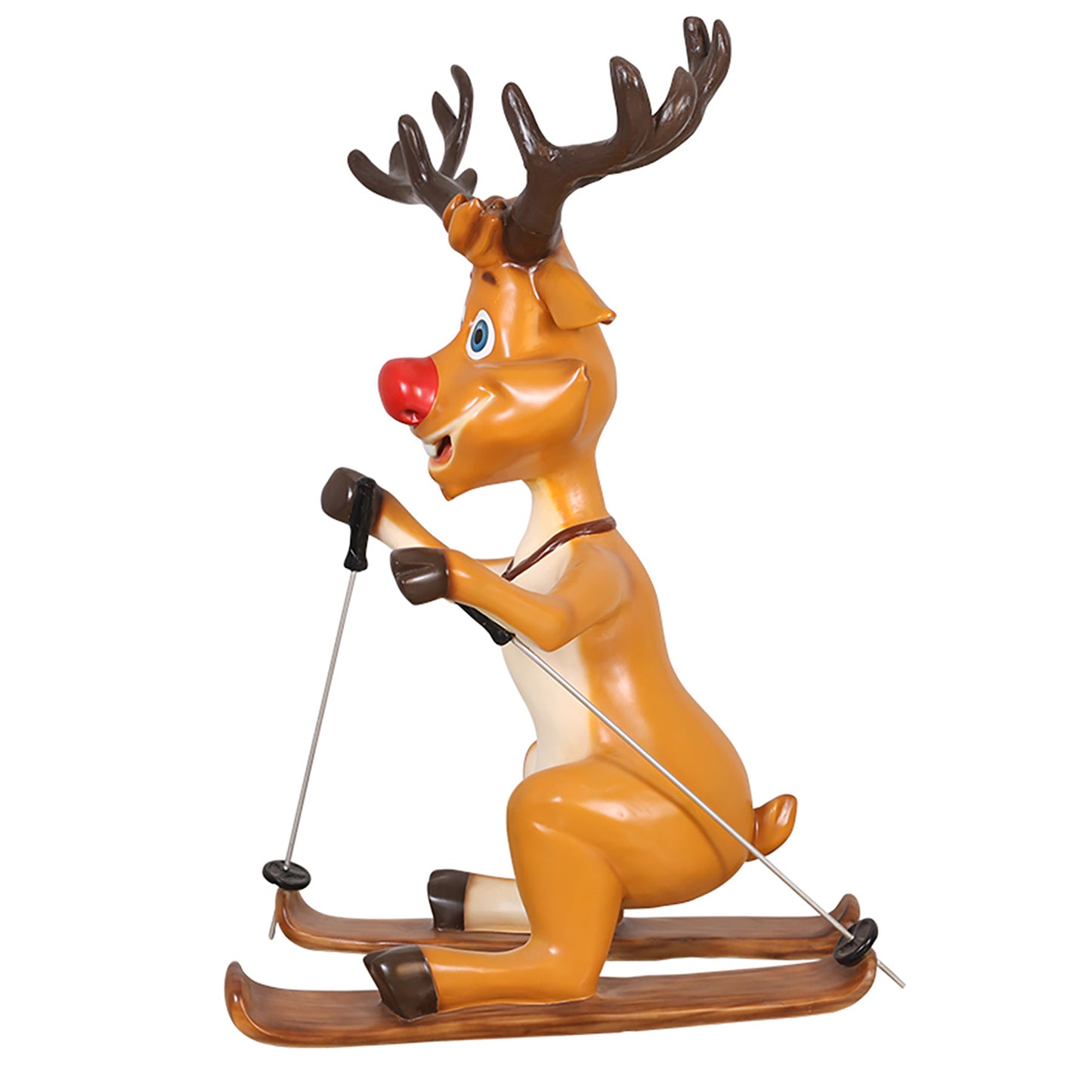 5' Skiing Reindeer