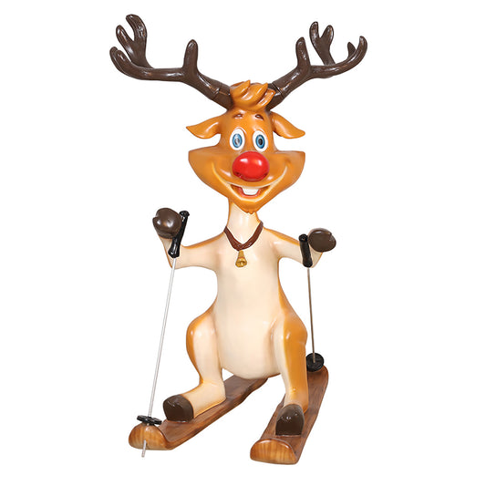 5' Skiing Reindeer
