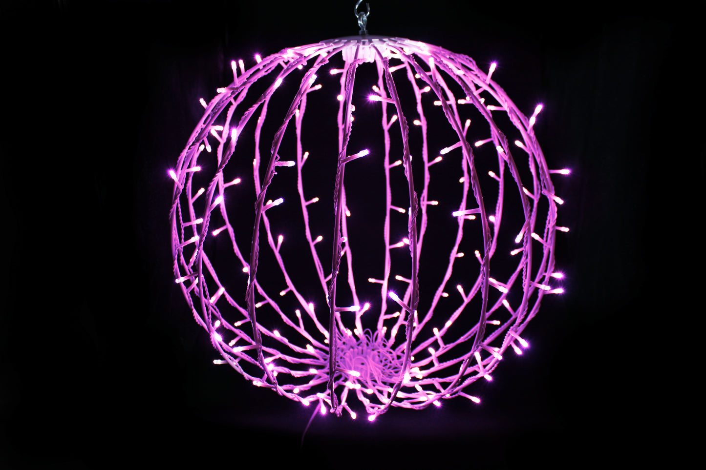 20" Pink Sphere with 200 LEDS
