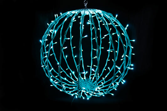 20" Teal Sphere with 200 LEDS