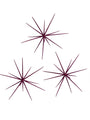 Set of 3 Pink Glittered 15
