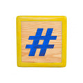 1.5' Yellow Toy Block with #!?-&@ Symbols