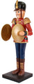 6' Red and Blue Toy Soldier with Cymbals