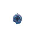 3' Wrapped Oval Candy with Light Blue Wrapper and Purple Polka Dots