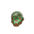 5' Wrapped Oval Candy with Green Wrapper with Red Polka Dots
