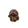 5' Wrapped Oval Candy with Red Wrapper with Lime Green Stripes