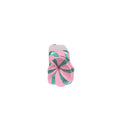 3' Wrapped Rectangle Candy with Pink Wrapper with Mint Green Stripes