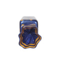 5' Wrapped Rectangle Candy with Navy Blue Wrapper with Orange Polka Dots