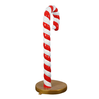 4' Candy Cane with Base