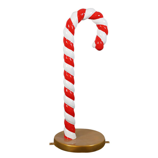 4' Candy Cane with Base
