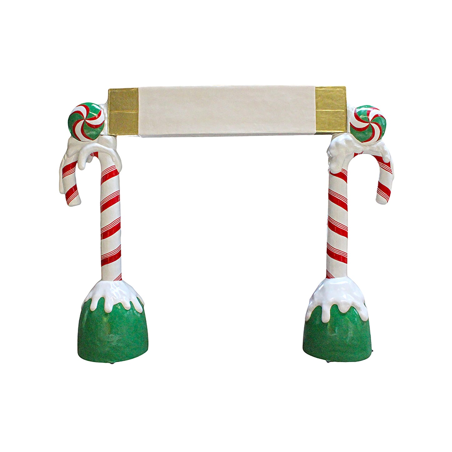 8' Candy Cane Arch with Chocolate Bar