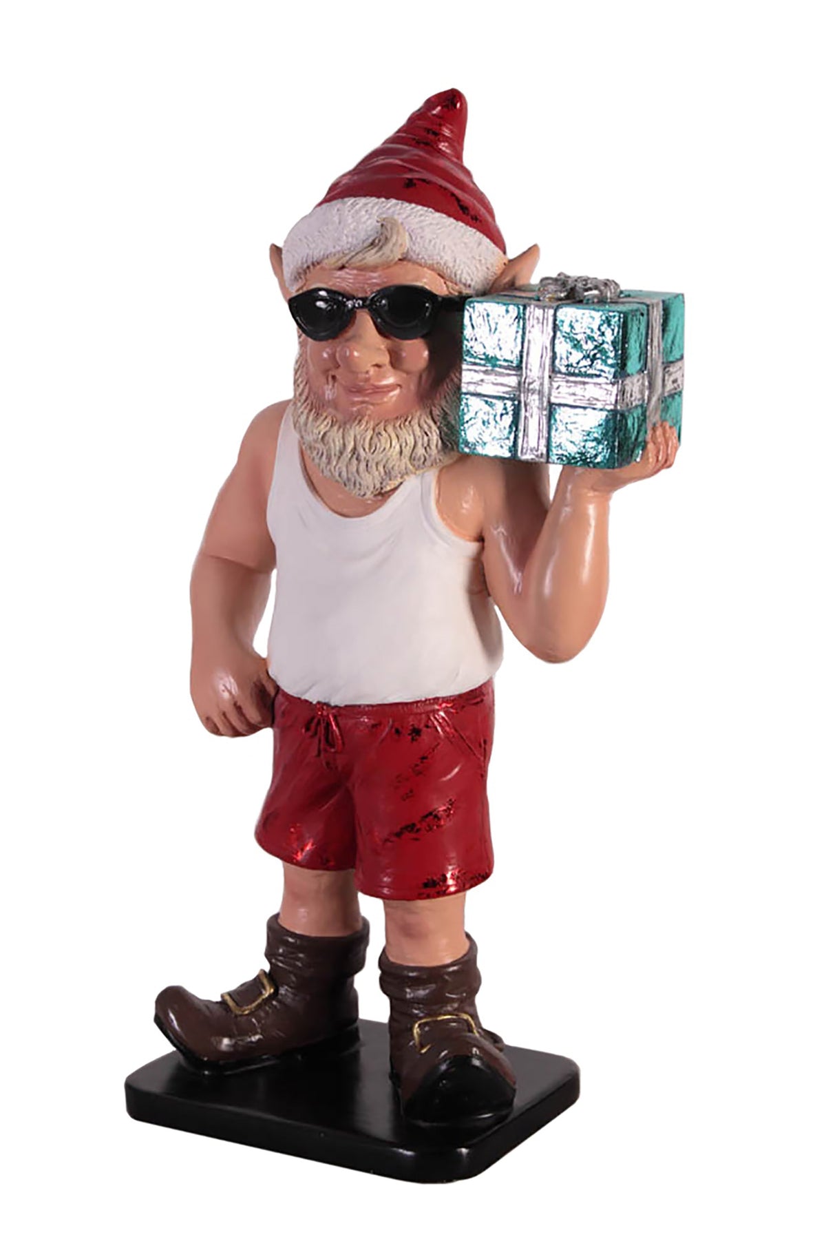 2' Elf Holding Gift Package