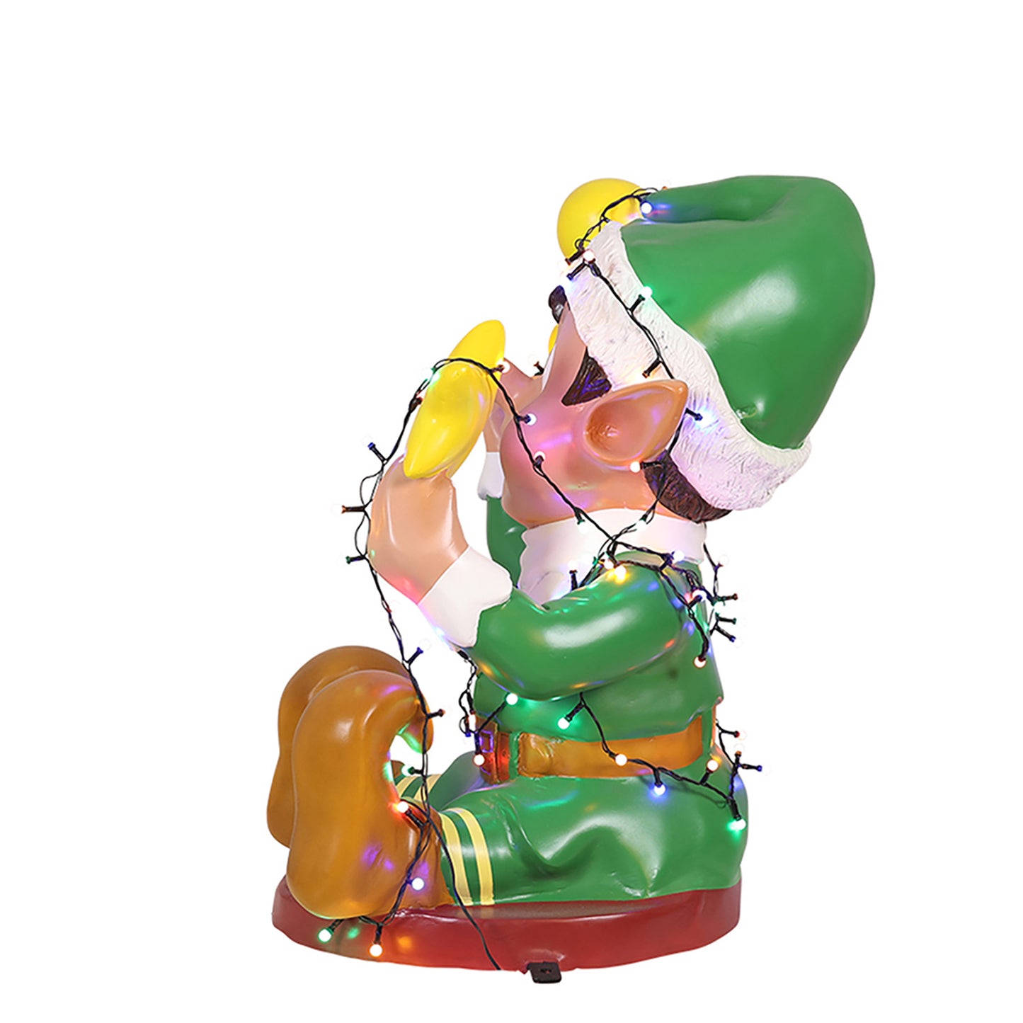 2.5' Elf Tangled in Lights