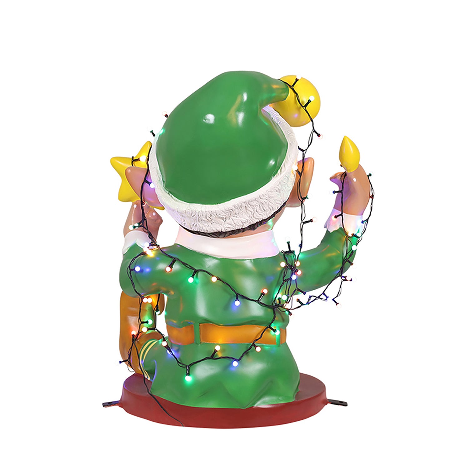 2.5' Elf Tangled in Lights