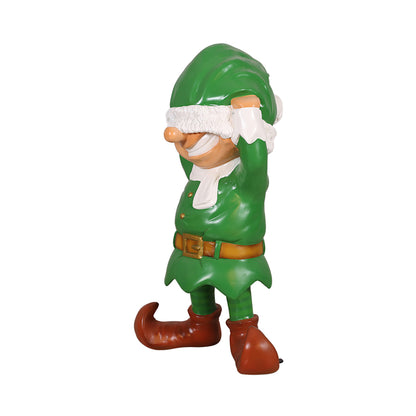 Santa's Elf Playing Peek A Boo 36"