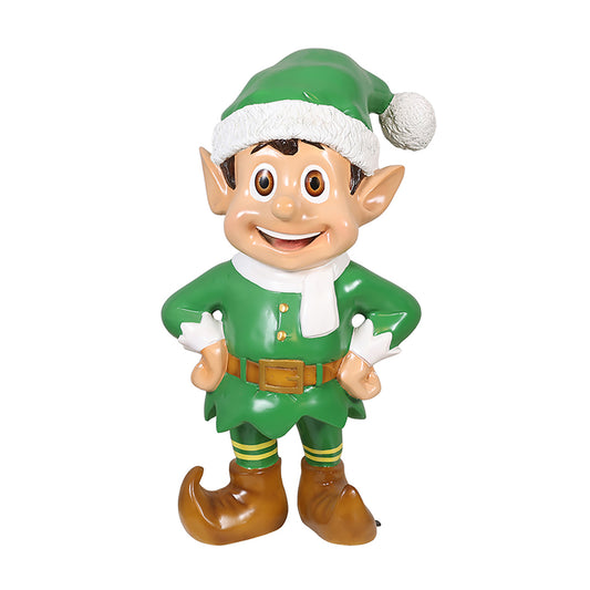 Standing 36" Santa Elf with Hands on Hips