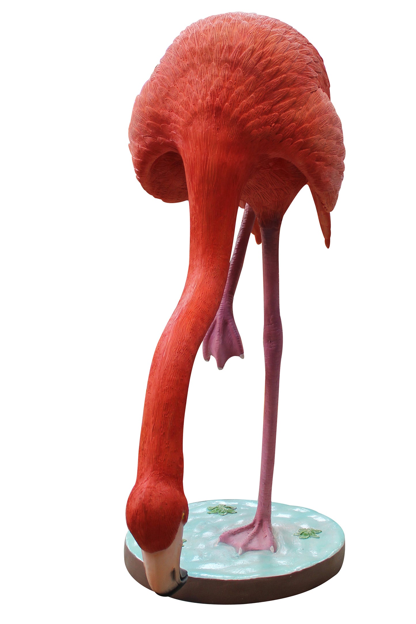 Life Like Flamingo with Head Down