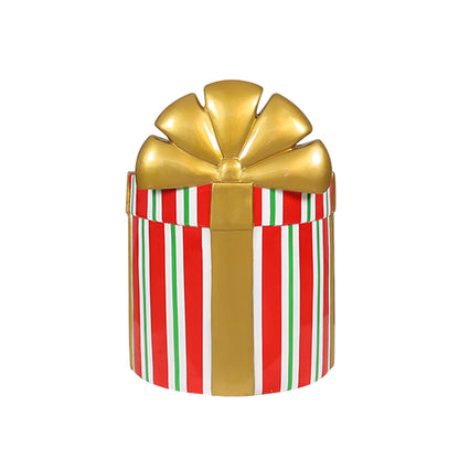 Gold, Red, White, and Green Gift Box Chair