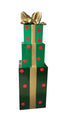 3 Gift Box Stack with Polka Dots and Ribbon