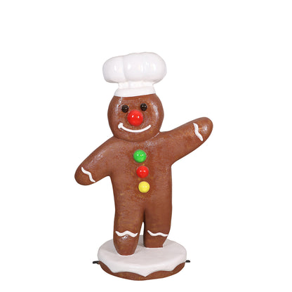 5' Waving Gingerbread Baker