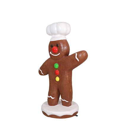 5' Waving Gingerbread Baker