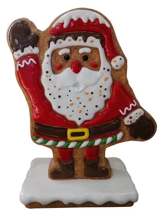 Gingerbread Santa with Base