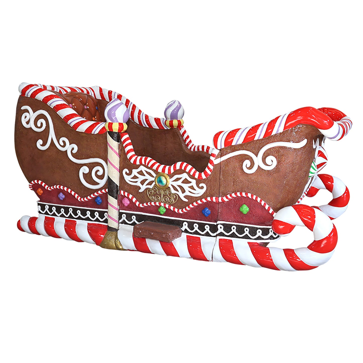 Gingerbread Sleigh 4-Seater with Door