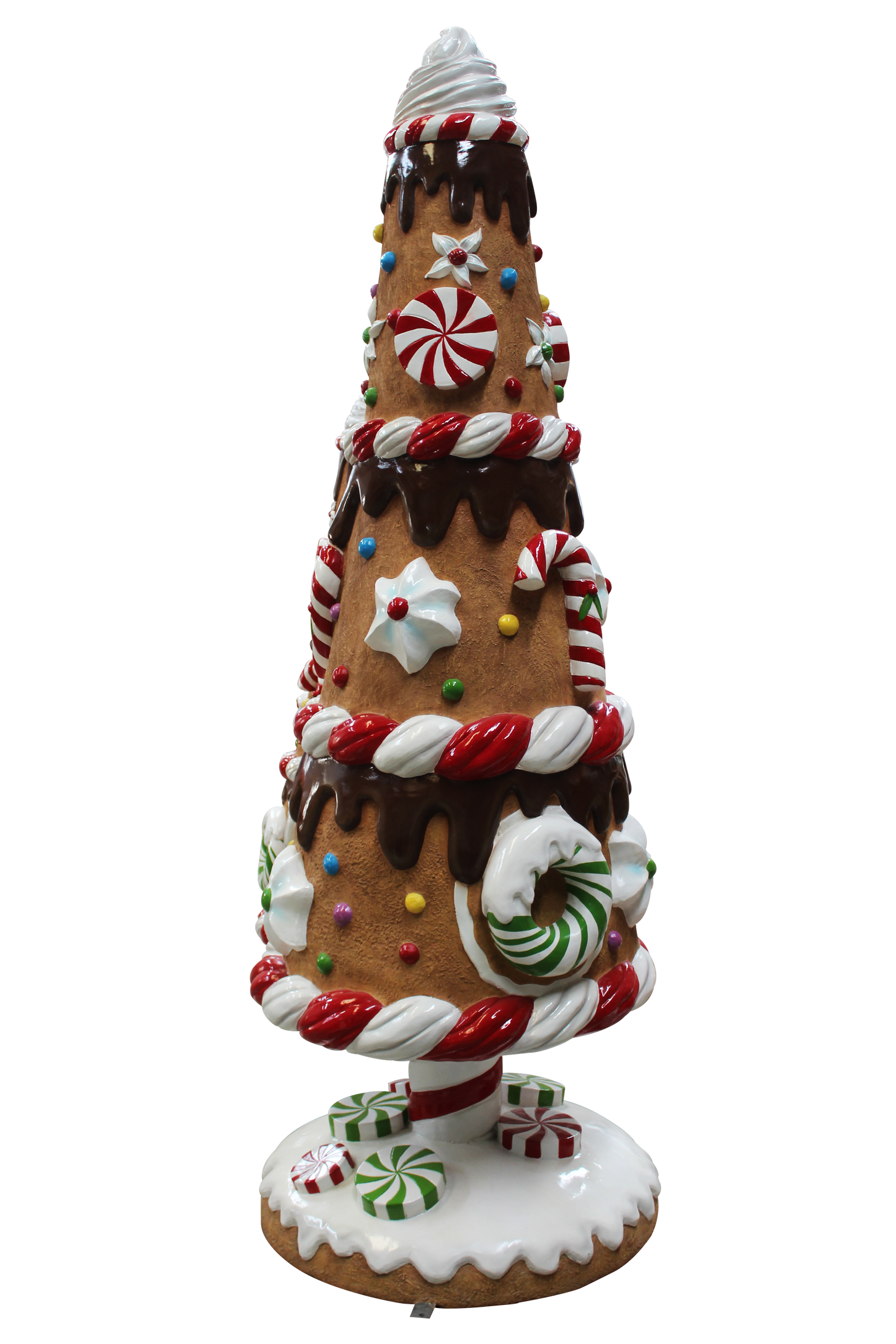 3D Gingerbread Tree 6'