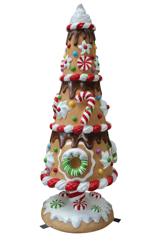 3D Gingerbread Tree 8'