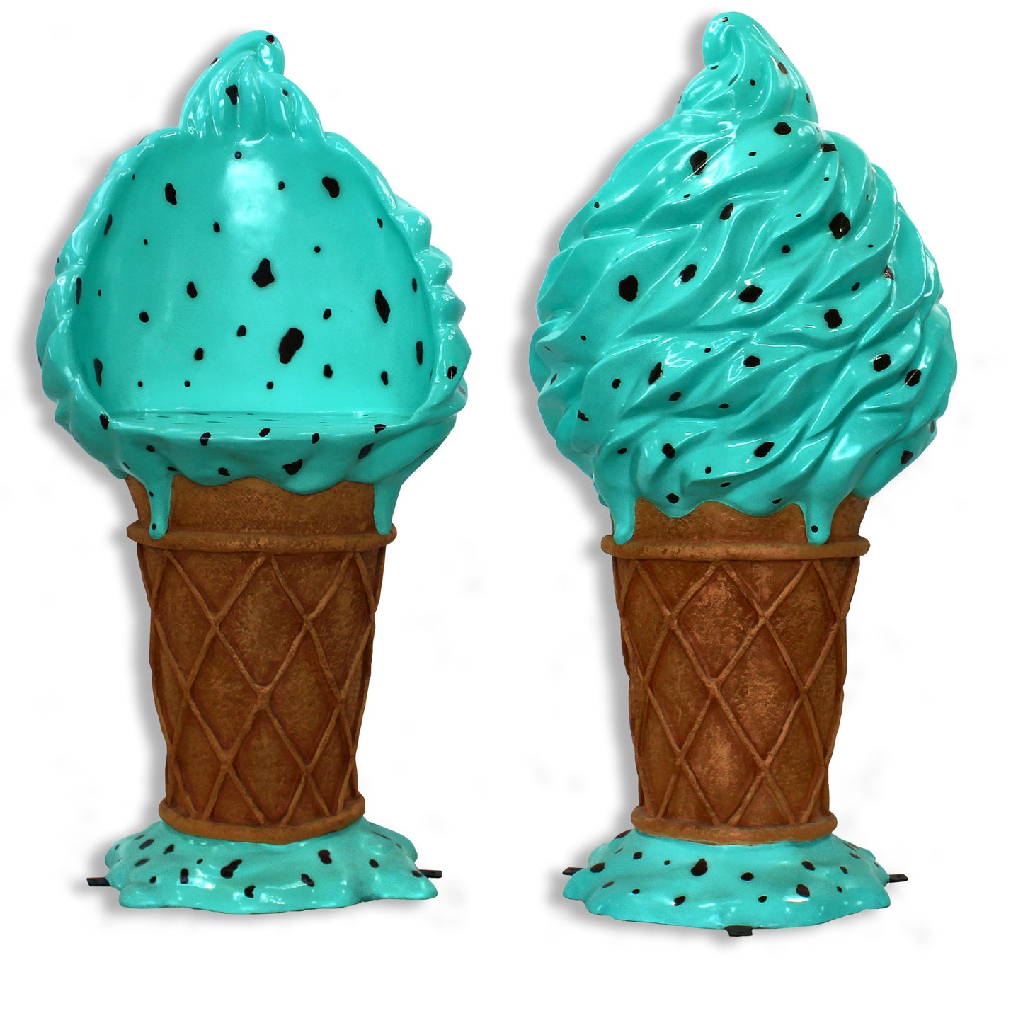 5' Mint chocolate Chip Ice Cream Cone Bar Stool