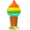 5' Rainbow Ice Cream Cone Bar Chair