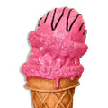 4' Double Scoop Strawberry Ice Cream Cone