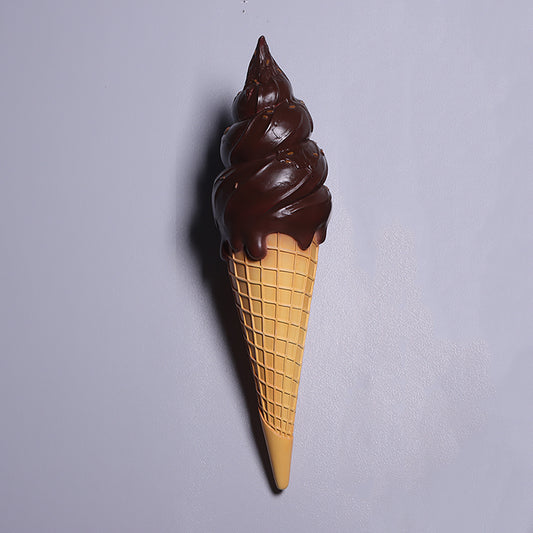 Hanging Chocolate Twist Ice Cream Cone