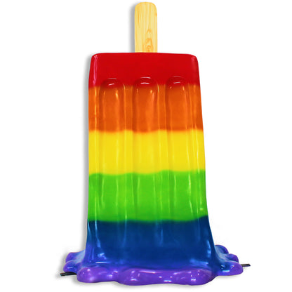 4'  Rainbow Melting Popsicle