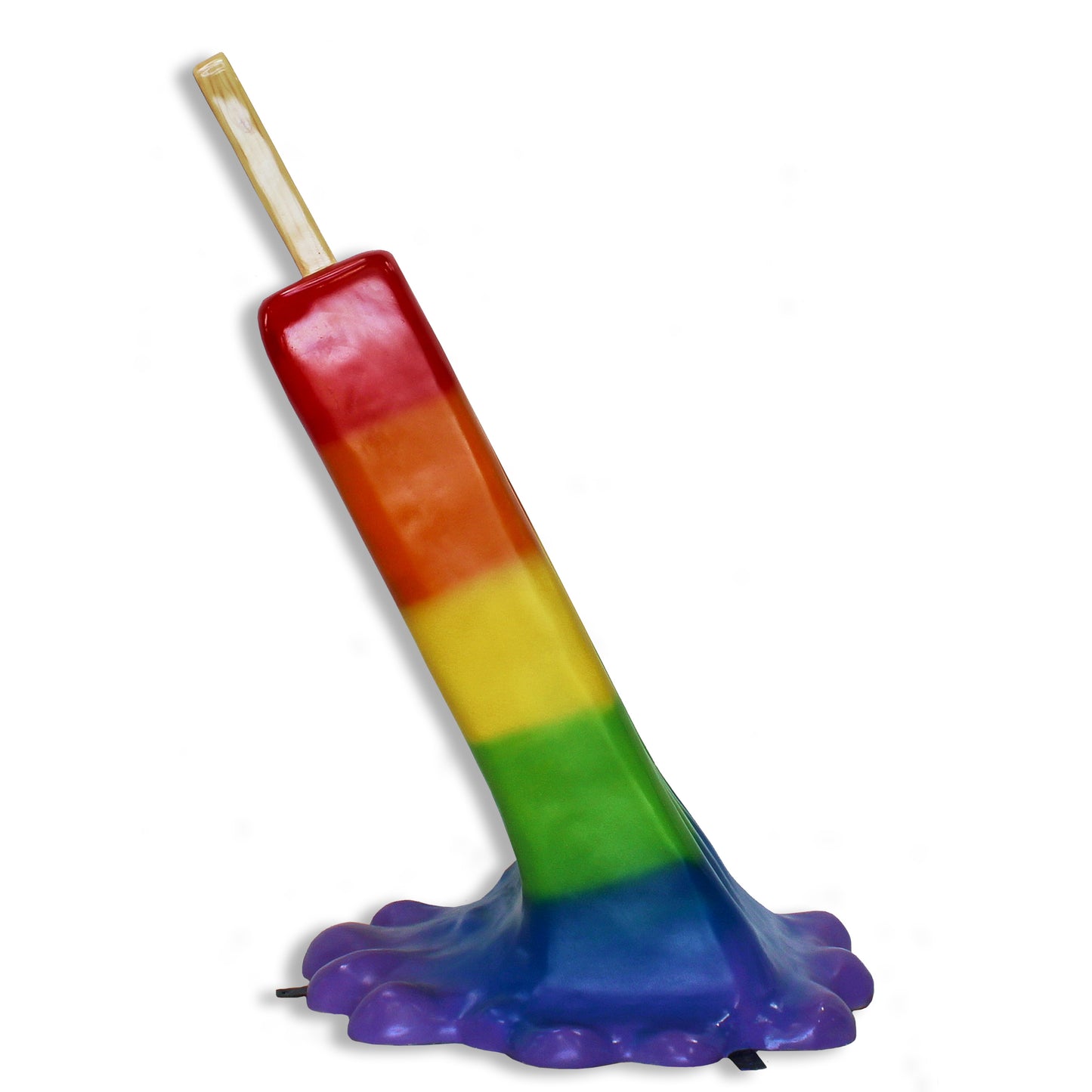 4'  Rainbow Melting Popsicle