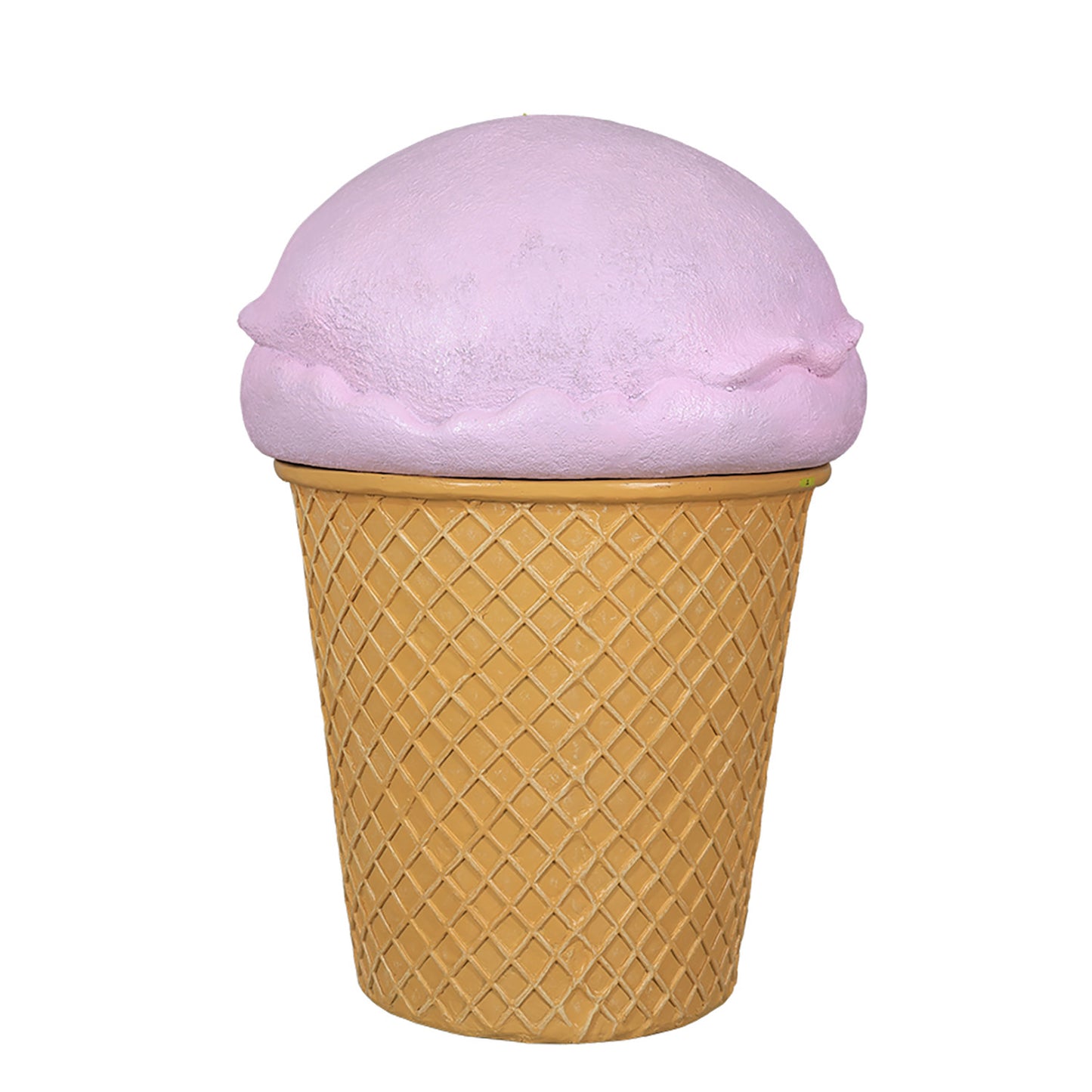 Pink Ice Cream Trash Can
