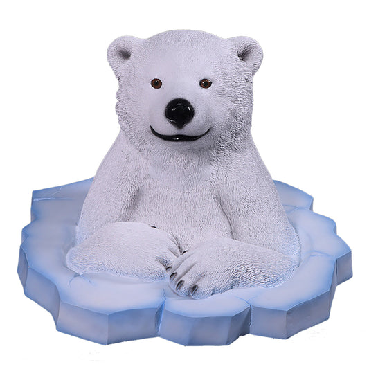 Peeking Polar Bear Cub