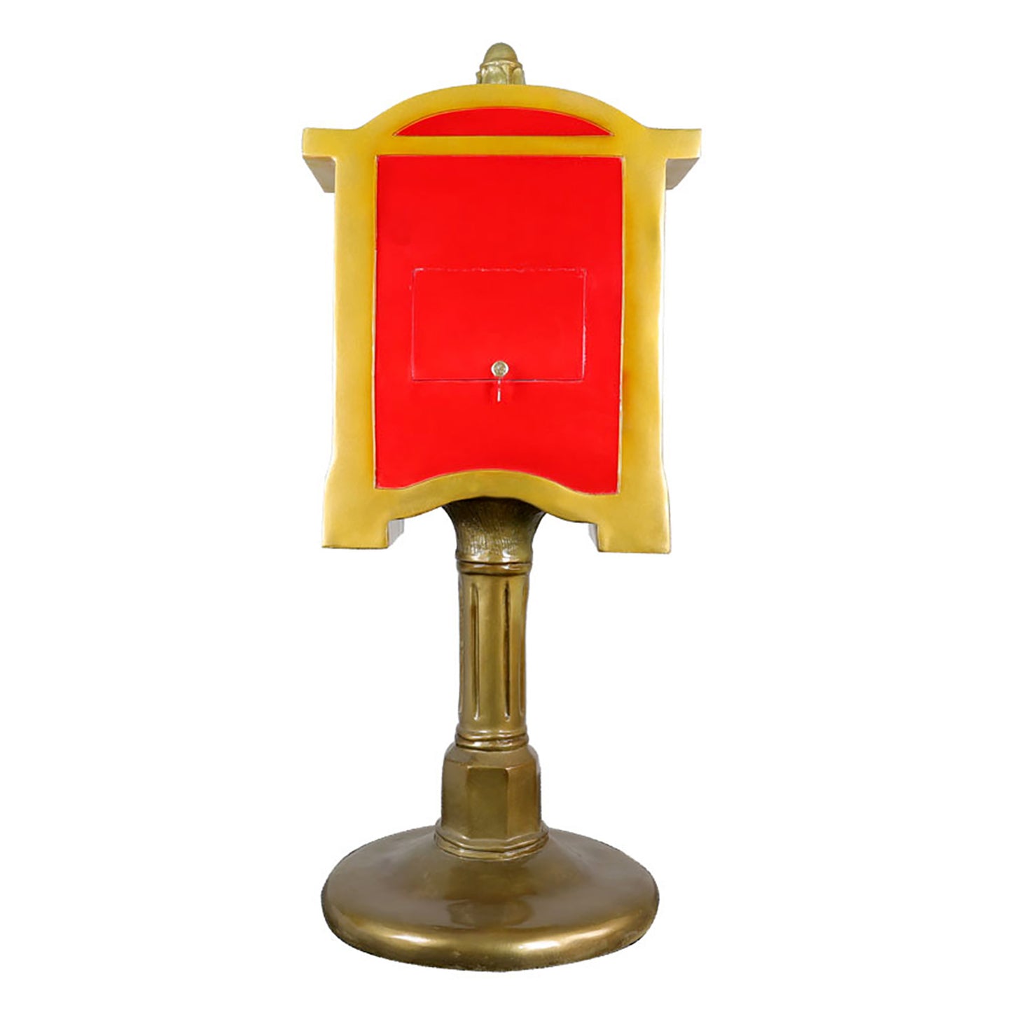 Red and Gold Santas Mailbox