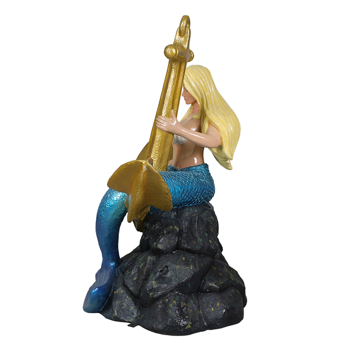 Mermaid Sitting on Anchor