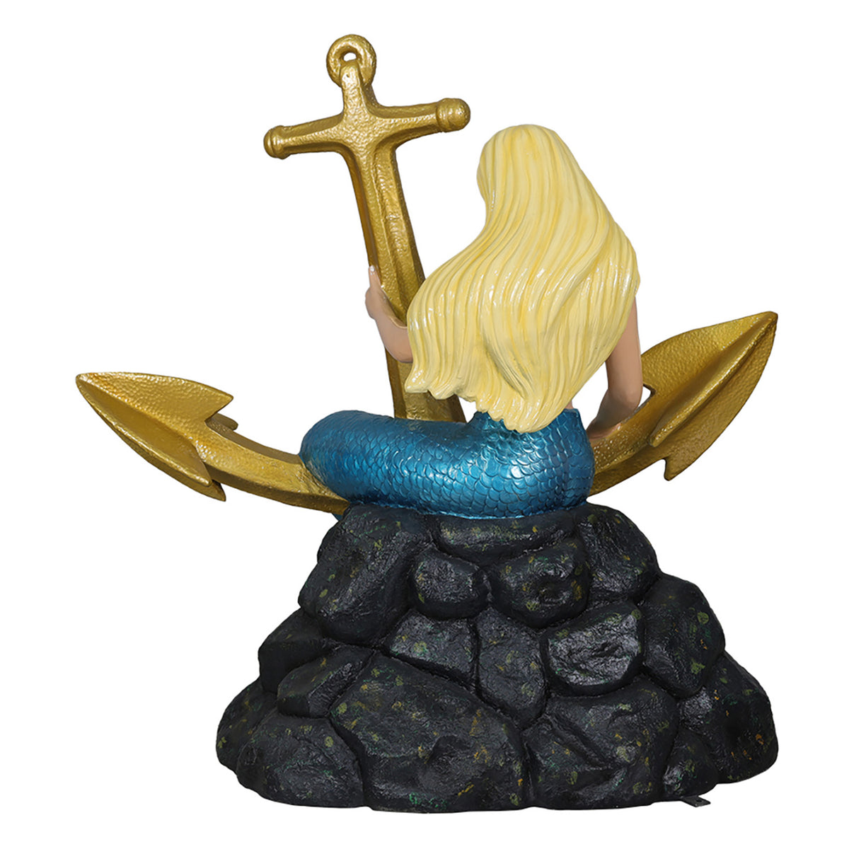Mermaid Sitting on Anchor