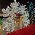 12' Tall LED 3D Ice Snowflake Arch
