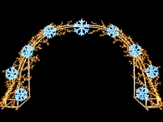 15' Snowflake Arch